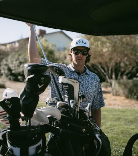 Image of BRIMZ Golf Performance Hat - Tee Holder & Magnetic Brim - Breathable Sweat & Water Resistant Golfing Snapback Cap