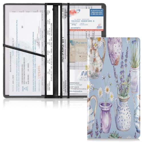 Organizador de Documentos para Auto Cuero miniatura 2