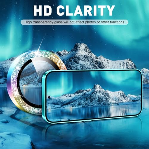 Protecteur d'objectif photo Samsung A35 A55 LucBuy verre trempé pailleté