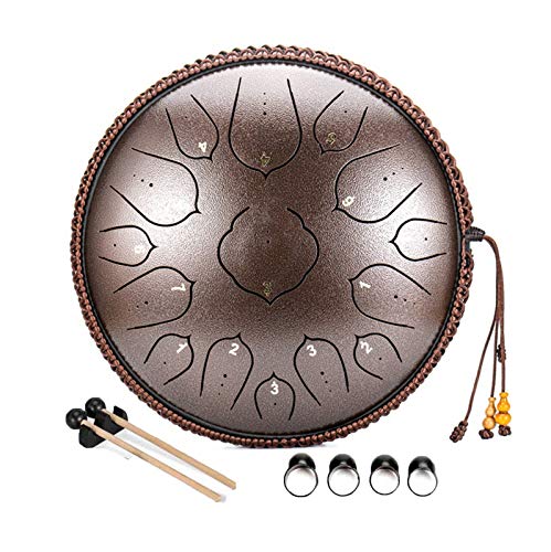 ログドラム/パーカッション/打楽器 Amazon | スチール舌ドラム14インチ15ピッチパーカッション楽器