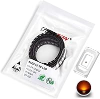 Vista 8 de CHANZON 100 piezas 5730 (5630) blanco 6000K SMD LED diodo luces chip (0.224 in x 0.118 in DC 3V 150mA 0.5W 50-55LM) alta intensidad Super brillante