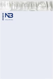 NB 9x12 Inch – 100 Pcs White Poly Mailers Strong Adhesive Self-Seal Shipping Envelopes, Tear & Water Resistant Packaging for E-Commerce and Small Business