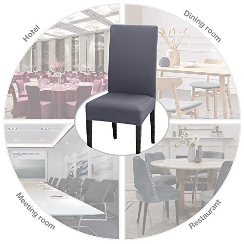 Housse de chaise extensible pour protéger vos sièges des taches avec style bleu spatial - 4