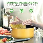 NutriChef 15-Piece Ensemble de casseroles et d'articles de cuisine colorés antiadhésif, comprend 4 Pots avec litière, 2 Fry Pans, 5 Ustensiles, Cadeau de cuisine, pour tous les plans de cuisson