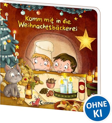 Komm mit in die Weihnachtsbäckerei  Pappbilderbuch ab 2 Jahre