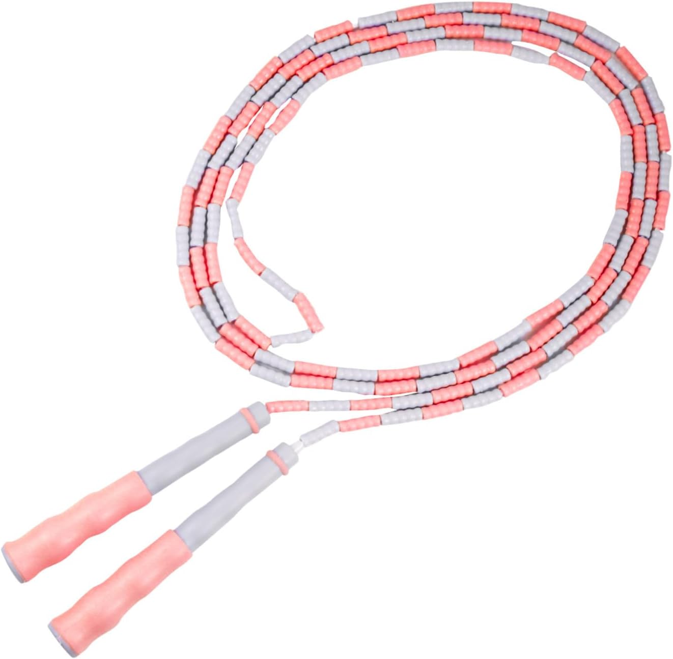 HEMOTON 1Pc Adjustable Beaded Jumping Rope Creative Skipping Rope for Adults Lightweight Tangle Design for Home Fitness and Sports Training for