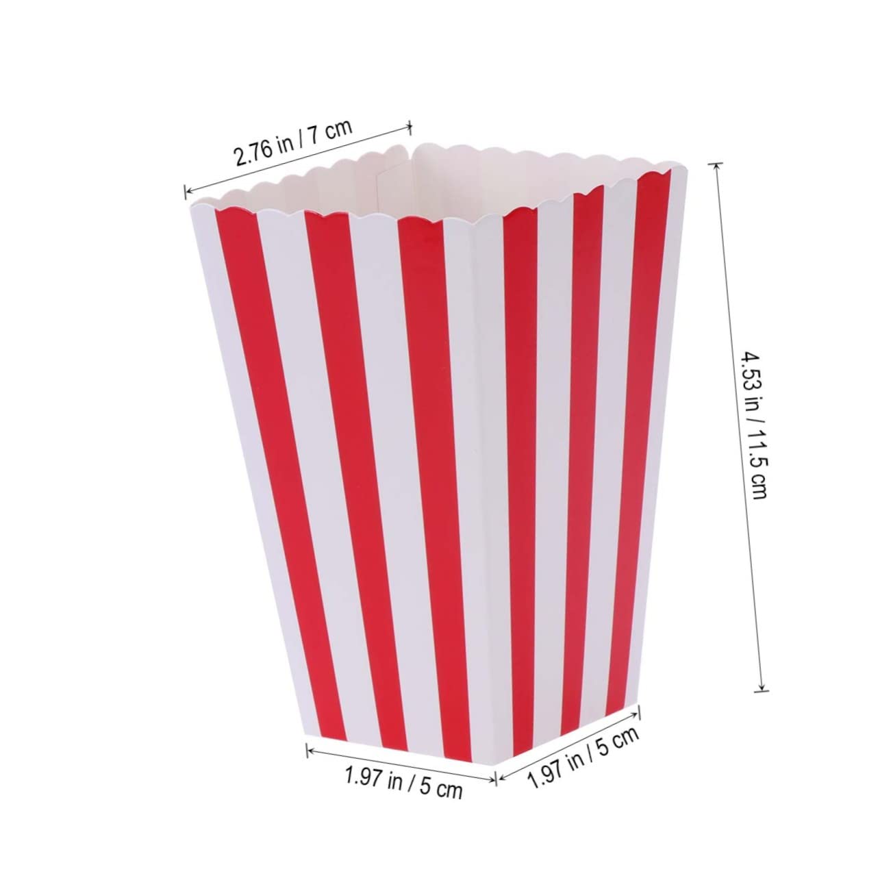 KICHOUSE Popcorn 30 Pack Chicken Rice Flower Cardboard Boxes Snack Container for Birthdays Baby Showers Graduations