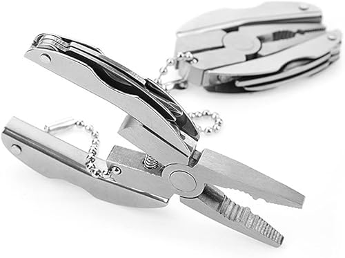 Miniatura 4 de AKOAK 1 paquete de alicates multiusos, cuchillo duradero de acero inoxidable para exteriores, martillo de seguridad, para supervivencia, campamento,