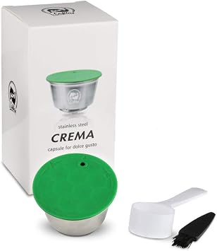 DAGIJIRD Metal Refillable Reusable Coffee Pod Capsule for Dolce Gusto