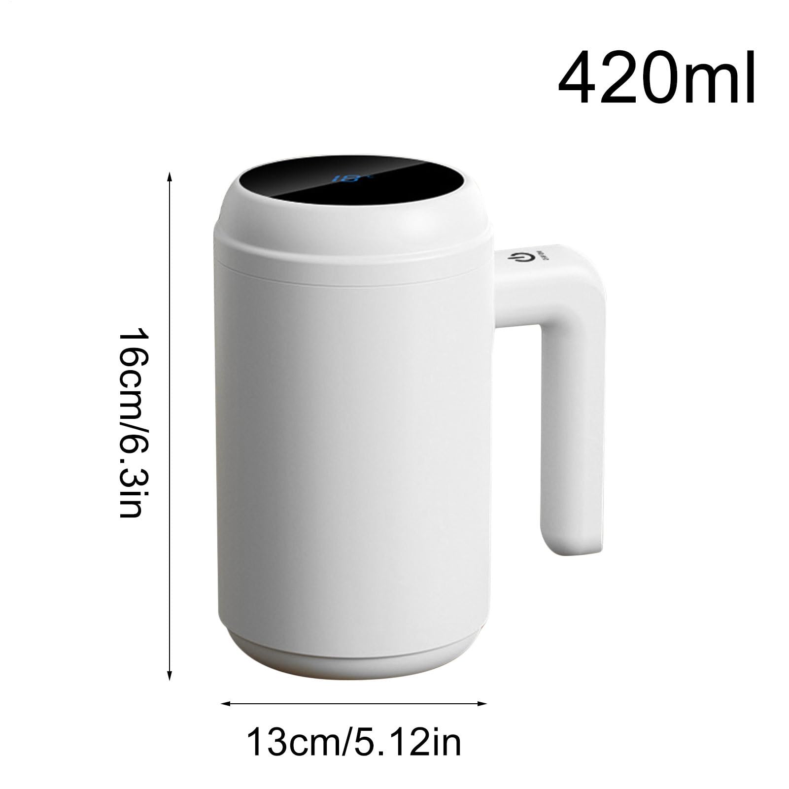 auto-mescolante, miscelatore magnetico ricaricabile, da caffè intelligente con funzione di agitazione automatica, accessorio da cucina portatile da viaggio per mescolare bevande in polvere
