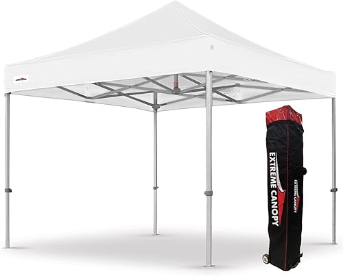 Miniatura 21 de Extreme Canopy Tienda de campaña desplegable instantánea de aluminio resistente comercial (negro, 13 pies x 26 pies) Negro -,Rojo