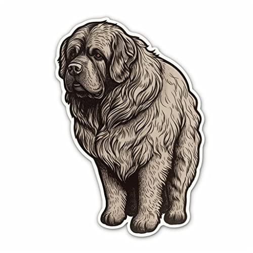 Image of Yoonek Graphics Newfoundland Dog Vinyl Decal Sticker for Car, Laptop, Tumbler, More. #009733-6
