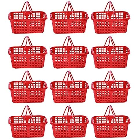 Cabilock 20pcs Mini Shopping Baskets Cover