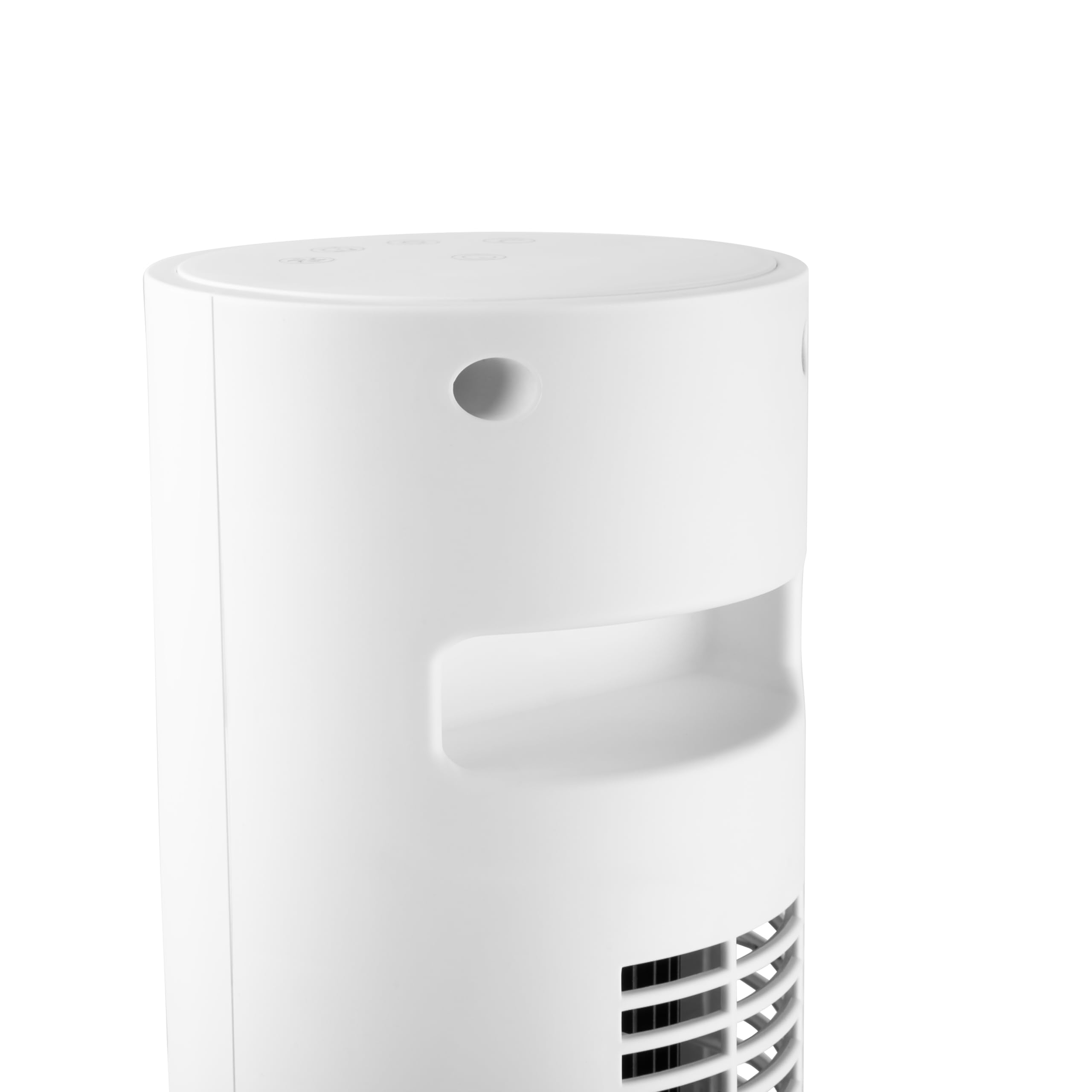 Orbegozo TWM 0960 Ventilador de torre 78 cm 60W 3 velocidades oscilante silencioso panel táctil mando a distancia temporizador 12h pantalla LED temperatura ambiente asa transporte pilotos luminosos