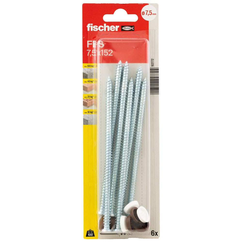 Fischer Fensterrahmendübel – 7,5 x 152 mm, FFS 532747