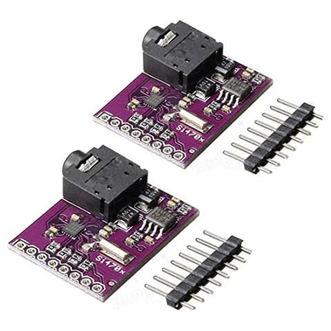 Hailege 2pcs Si4703 RDS FM Radio Tuner Evaluation Breakout Board for Arduino AVR PIC ARM Cover