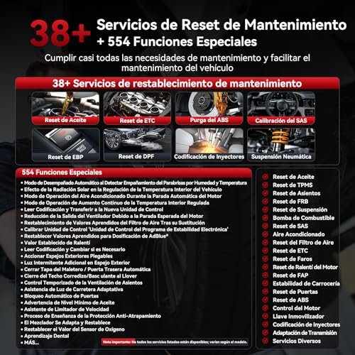 iCarsoft MB V4.0 escáner OBD2 completo para solucionar averías en Merce.Des y Sprinter 4