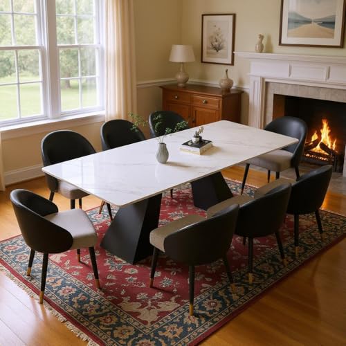 Modern Sintered Stone Dining Table for 6-8 People