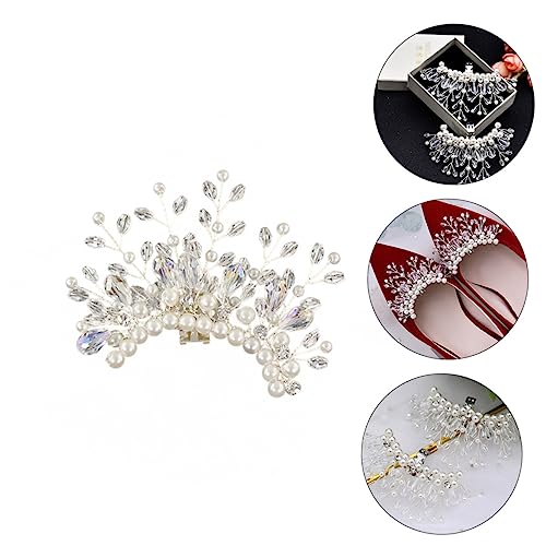 Clips à chaussures en perles d'imitation et strass accessoires chics de mariage - 4