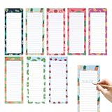 Magnetic Notepad, Tear Off Fridge Memo Pads For Grocery Lists, 8 Pieces