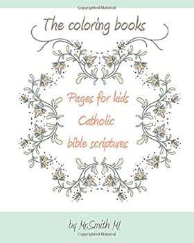 Paperback Catholic Bible Scriptures: Coloring Books Pages for Kids [Large Print] Book