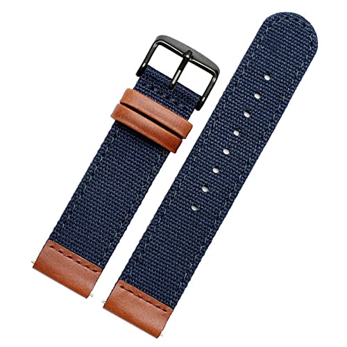 Bracelet montre 20mm cuir nylon vert armée : remplacez votre bracelet usé Timex