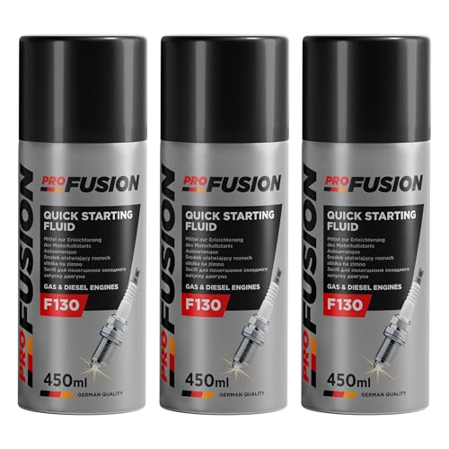 ProFusion Spray Autoarranque - Arranca Motores - Liquido de Arranque - Motor Starter - F130 Quick Starting Fluid 450 ml (3)