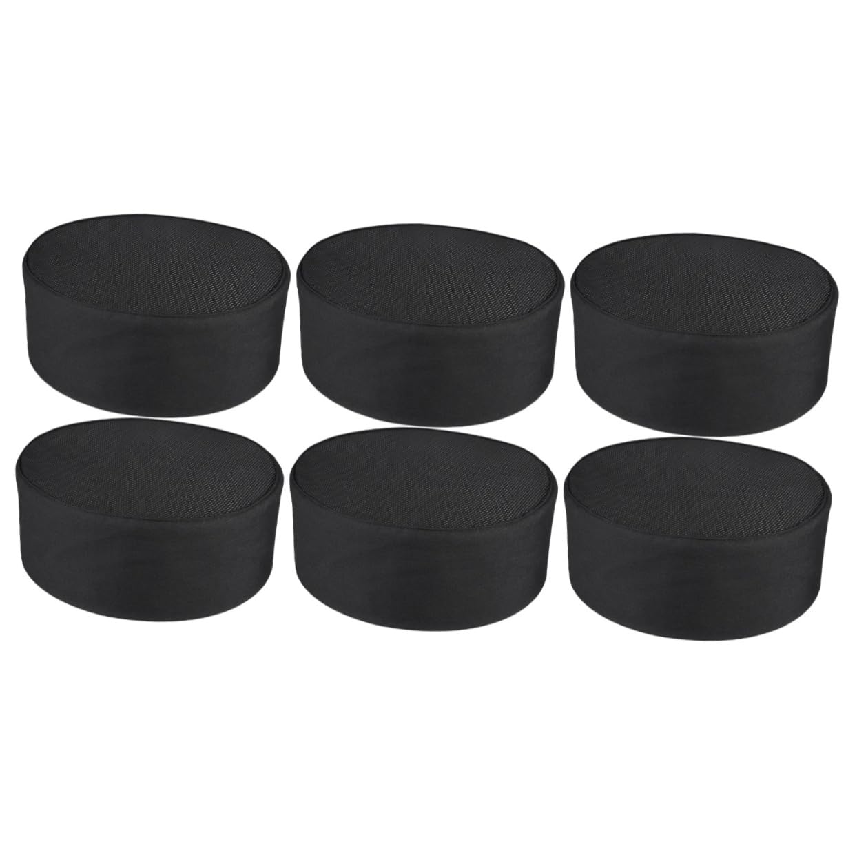 DOITOOL 6 Pz Cappello da Cuoco Berretto da Cuoco Traspirante Calotte Craniche da Cucina Cappelli da Chef da Donna Cappello Bouffant da Chef Soffice Uomini e Donne Coulisse Stoffa