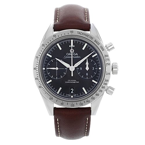 Omega Speedmaster Chronograph Black Dial Automatic Mens Watch 33112425101001