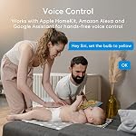 meross Smart Light Bulb, E26 RGB Wi-Fi LED Bulb 60W Equivalent with APP & Voice Control, Compatible with Alexa, Google, Apple HomeKit - Scene & Schedule Lighting, 2 Pack
