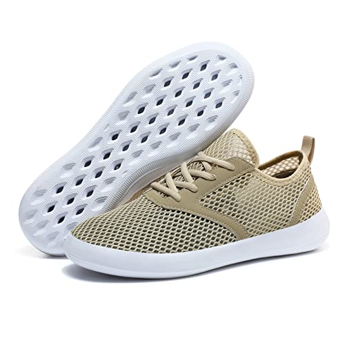 Holywish Hiking Shoes For Men - Lightweight Water Shoes For Hiking, Walking And Water Sports Mws3304-Khaki-43-9 #TOP1