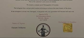 石川佳純 直筆サイン付き写真（証明書付き A4版） & サインボール付1セット② Amazon.co.jp: 石川佳純さん 直筆サイン付き写真 女子卓球 証明書付き