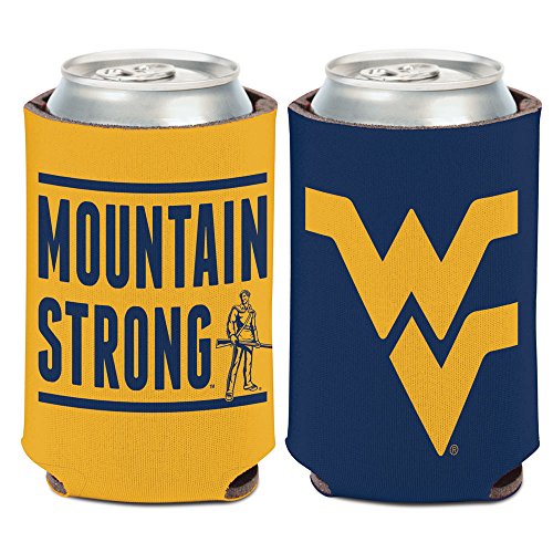 WinCraft West Virginia Mountaineers Can Cooler Slogan Design