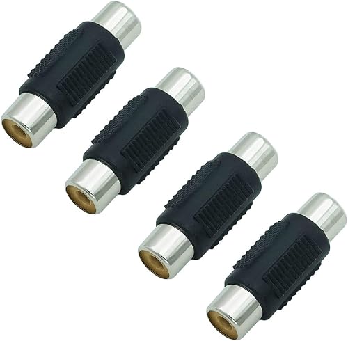 RCA Female to Female Adapter, RCA Extension Connector for TV Phono Speaker
