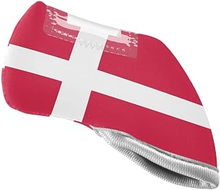 Denmark Flag Golf Driver Head Cover Sturdy Golf Mallet Putter Cover Headcover for Most Blade Putters