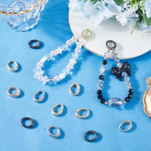 Pinces à ressort de fabrication de bijoux avec mécanisme d'ouverture fluide en trois teintes - 4