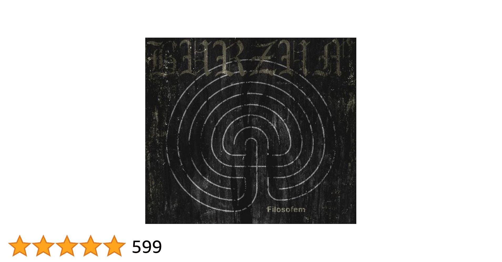 BURZUM Filosofem バーズム 絶望論 2枚組み メタル Amazon.co.jp