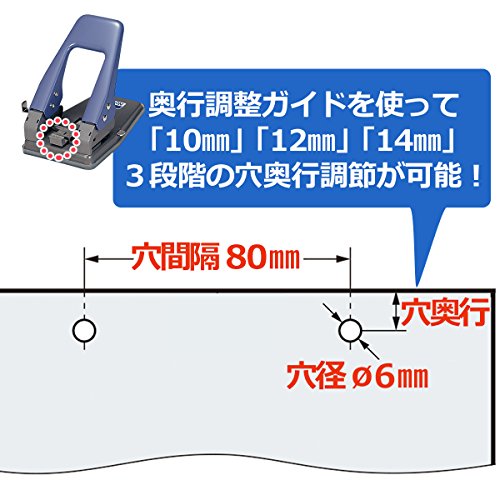 Image of Plus Punch, 2 Holes, Approx. 42 Pieces, No. 830, Blue 30-154