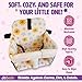 JoSeat Shopping Cart Seat Cover for Baby, High Chair & Grocery Seat Protector, Padded Chair Covers for Restaurant Seats, Unisex Machine Washable Grocery Cart Liner & Swing Insert – Floral