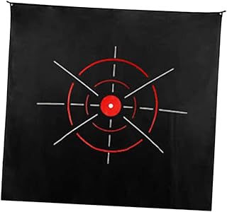 Ronyme Golf Target Cloth Hitting Net Portable Swing Golf Hitting Cage, Training Aid Aiming Exercise for Backyard, Garden, Indoor Golfer Accessories