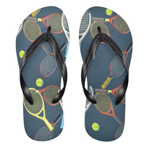 STAYTOP Tennis Racket Flip Flops Sandals of Men's & Women's,Sandals Beach Slippers Shower Slides