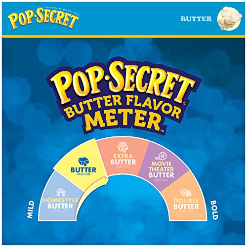 Pop Secret Microwave Popcorn, 100 Calorie Butter Flavor, 1.12 Oz Snack Bags(Total 13.44 Oz), 1.12 Ounce (Pack Of 12) #TOP2