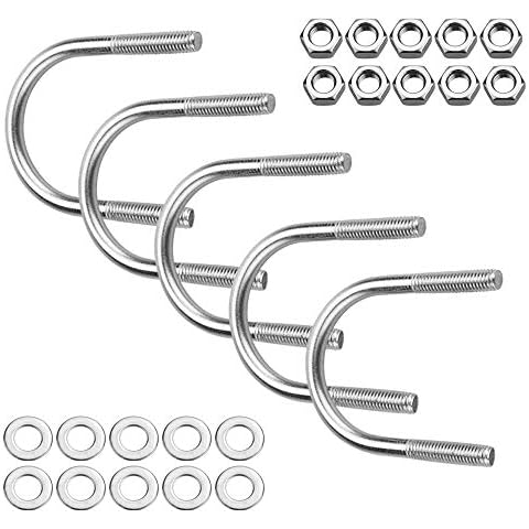 XAVSWRDE 5 PCS Stainless Steel U-Bolts Cover