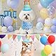 Hunde Geburtstag, Hundegeburtstag, Dog Birthday Toys mit Blauer Geburtstagsmütze+Blauem Halstuch Hund, Weiches und Bequemes, Langlebiges und Süßes Kauspielzeug für Kleine und Mittelgroße Haustiere