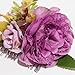 BUNNY LULU Flower Hair Clip for Women - Elegant Hair Accessory for Wedding, Party & Daily Wear (Purple)