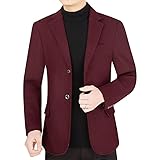 Composición de la tela: El blazer para hombre está confeccionado en una mezcla de lana, un tejido resistente a las arrugas, delicado, suave, transpirable y agradable al tacto. Su excelente acabado garantiza comodidad y estilo. Ideal para reuniones de oficina y salidas de fin de semana con un estilo versátil.