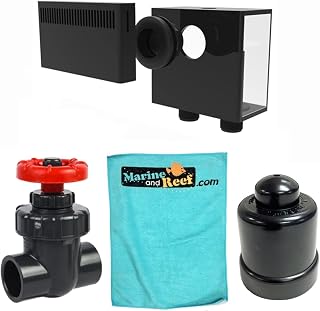 Fiji Cube External Overflow 800GPH with Quiet Plumbing Kit Package (4 Items)
