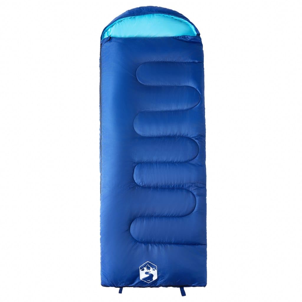 Saco de dormir para adultos para acampar 3-4 estaciones, exterior de poliéster impermeable con relleno de polipropileno, cremallera de doble cara y capucha con cordón para dormir caliente,