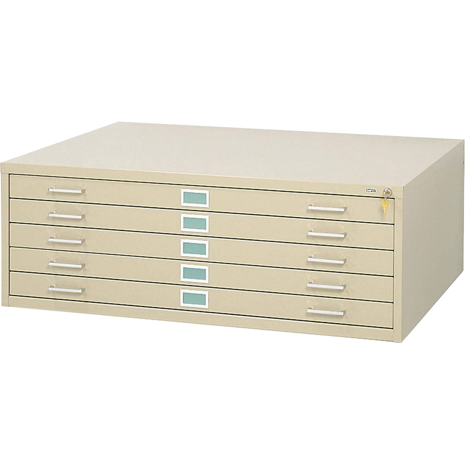 Products Flat File for 42" W x 30" D Documents by Safco – 46-3/8 by 35-3/8 by 16-1/2-Inch, Alloy Steel, Tropic Sand, Model 4996TSR