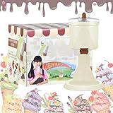 ZXINXIN 1000 ml italienische Eismaschine, Softeismaschine für zu Hause, kleine automatische Mini-Joghurttütenmaschine